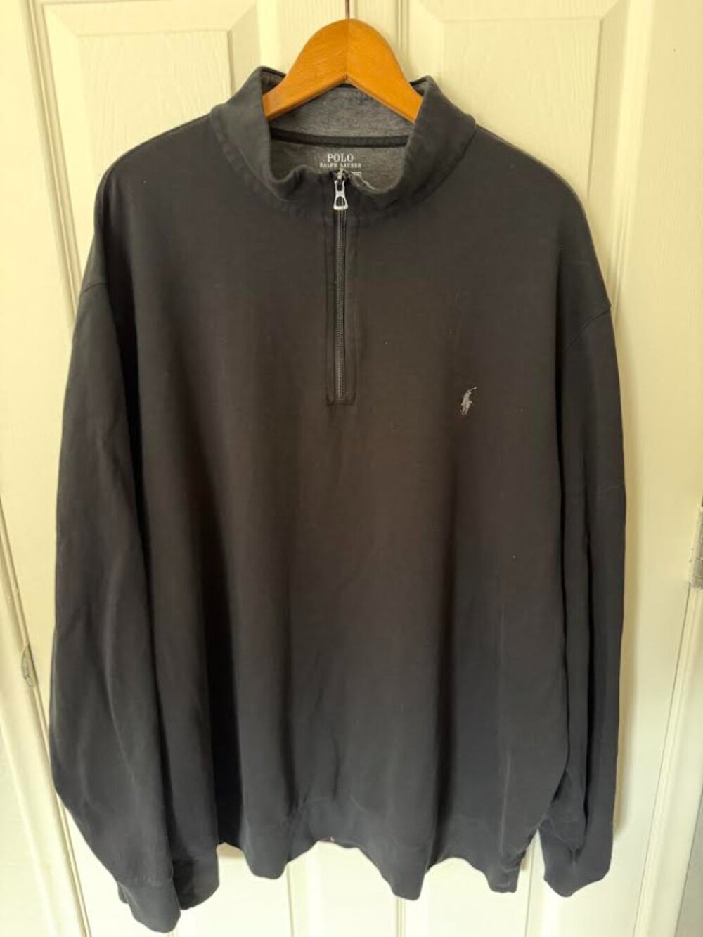 Polo Ralph Lauren Fleece Quarter-Zip Men's XXLT Black